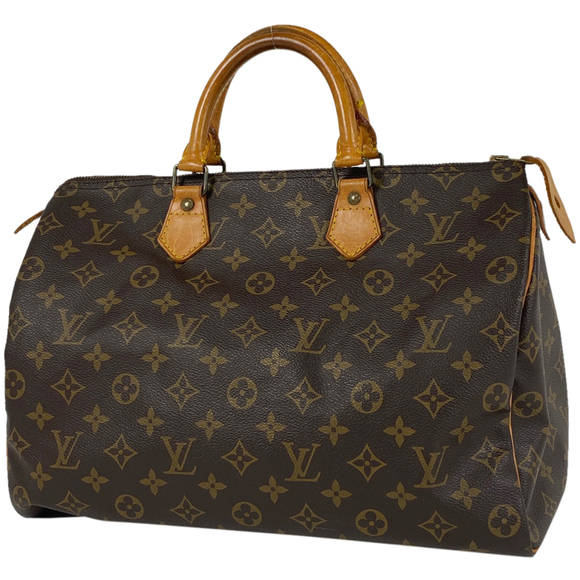Louis Vuitton Handbags - Louis Vuitton Speedy 35 Boston Bag Monogram Brown
